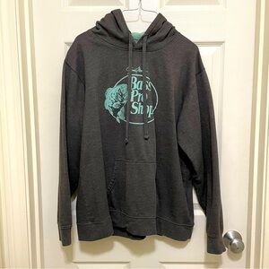 Women's Size X-Large Bass Pro Shops Pullover Hoodie‎ Gray XL